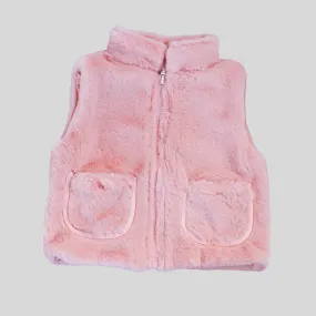 Baby Pink Fur Vest