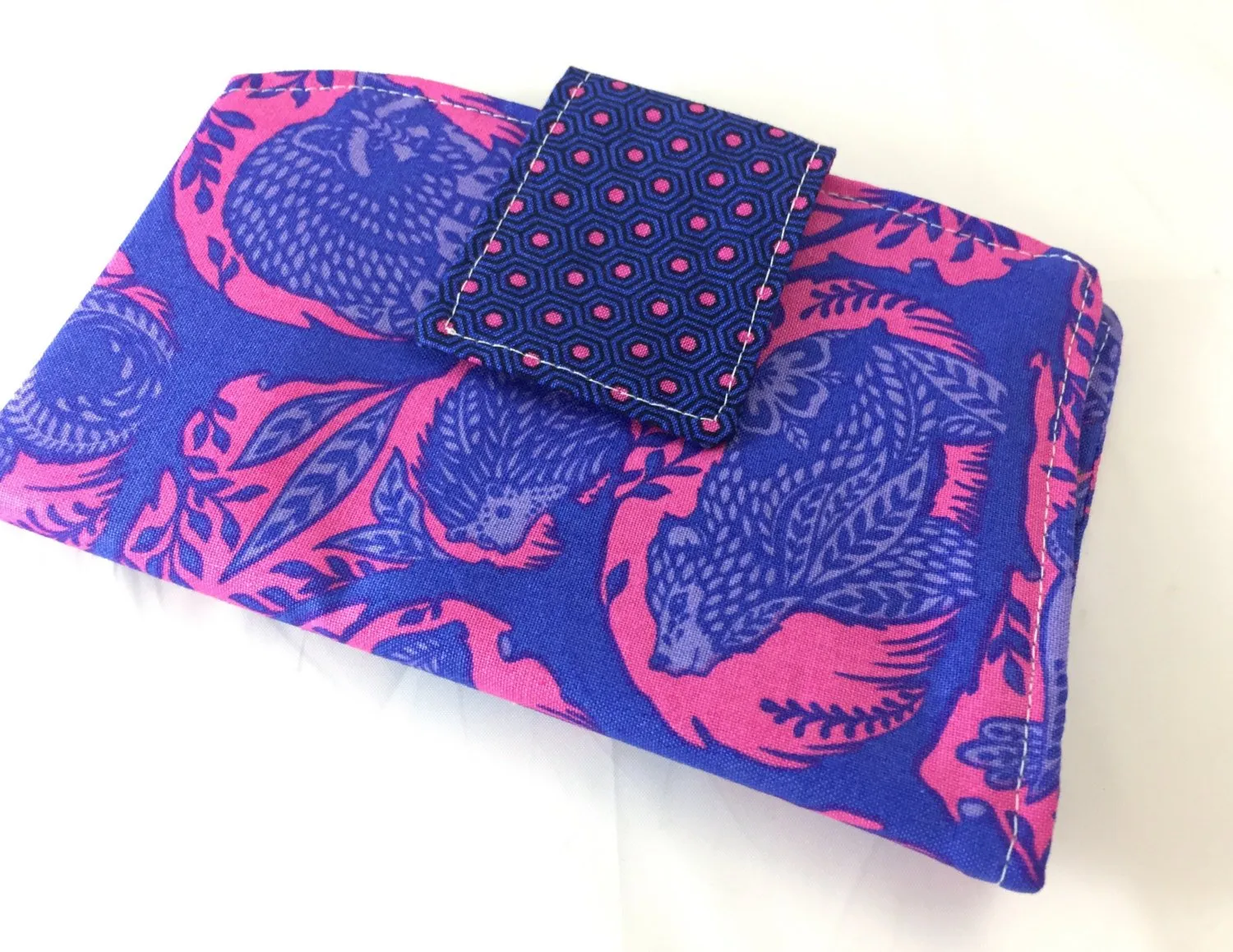 Blue Animals Tampon Case, Rabbit, Bear, Sanitary Pad Holder