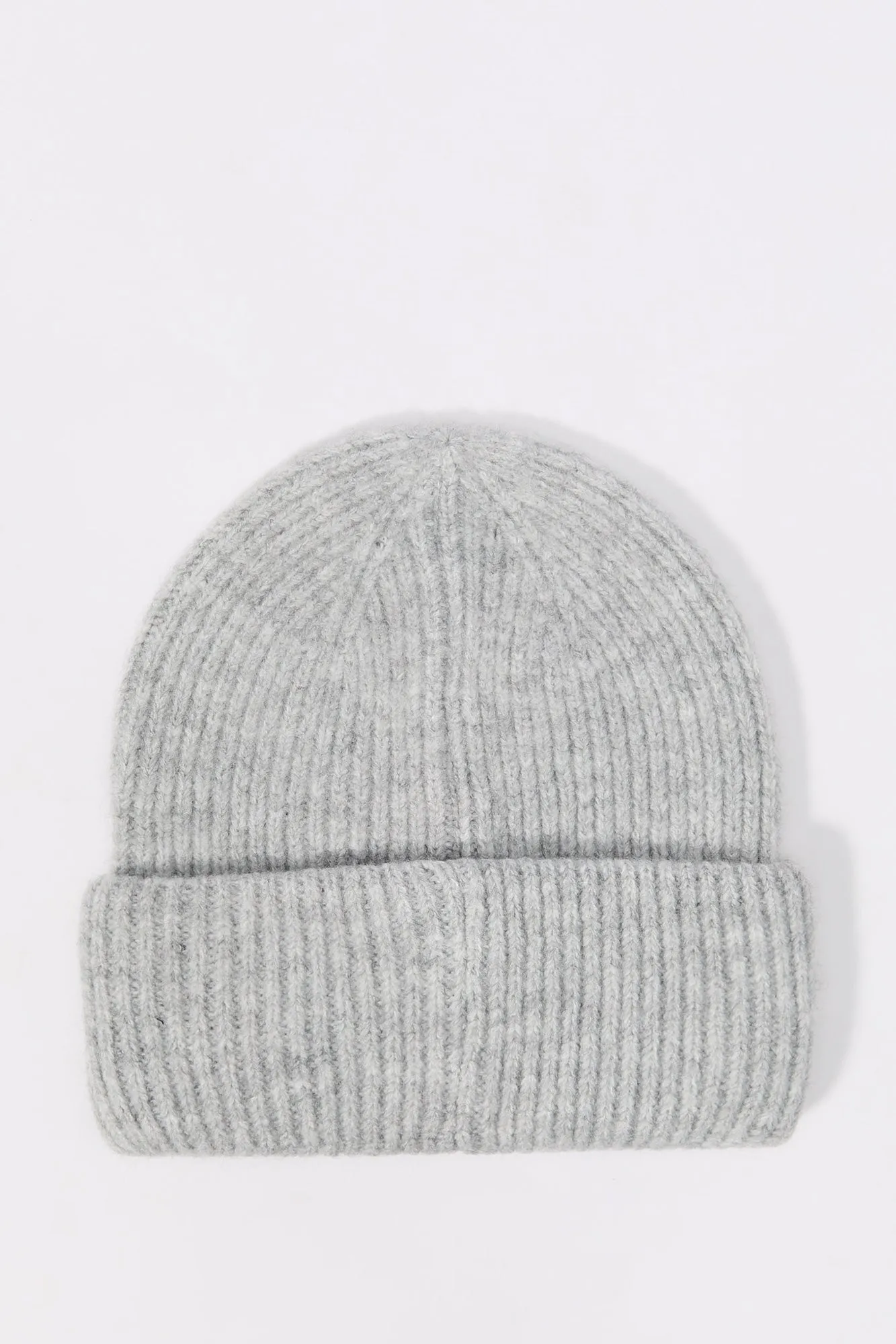 City Embroidered Ribbed Knit Beanie