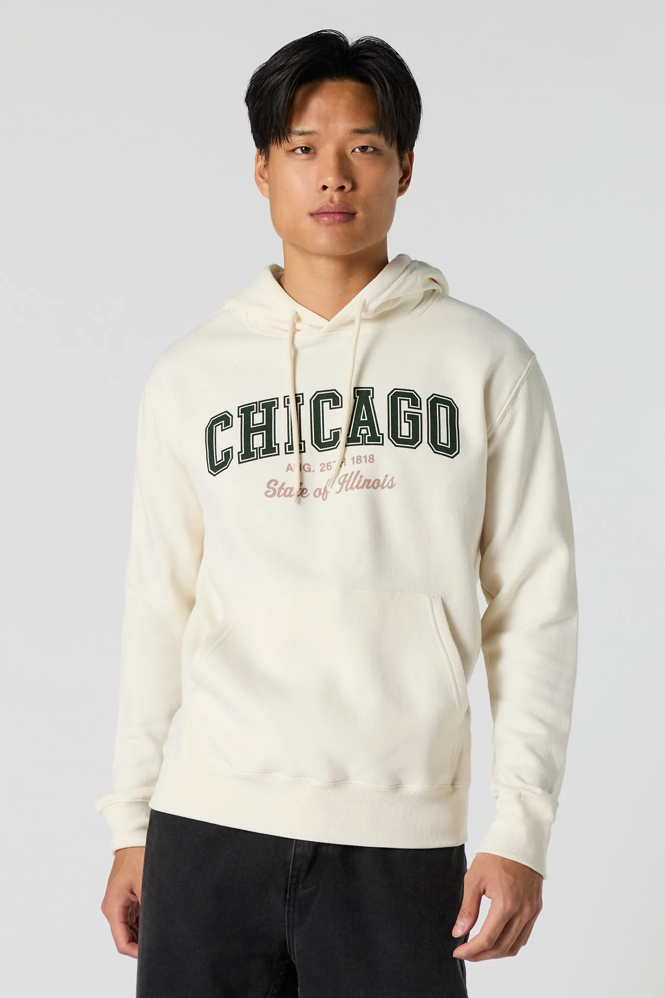 City Graphic Fleece Hoodie