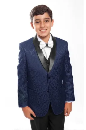 Cruz Tazio Kids Navy 5-Piece Tuxedo