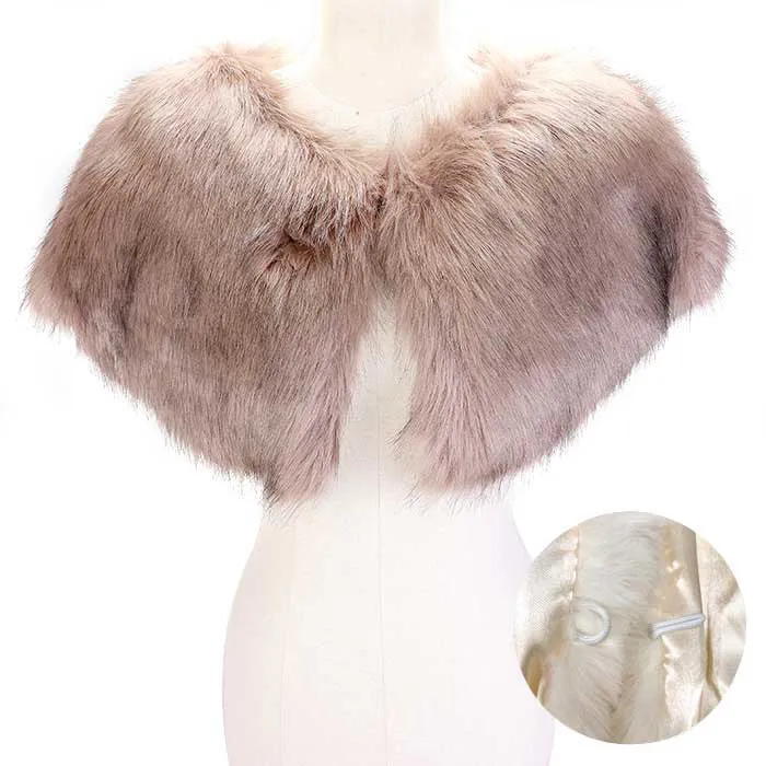 Faux Fur Cape Scarf