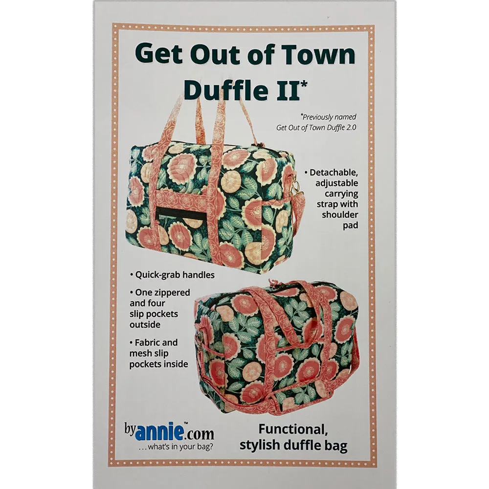 Get Out of Town Duffle II Project Kit - Batik Cotton