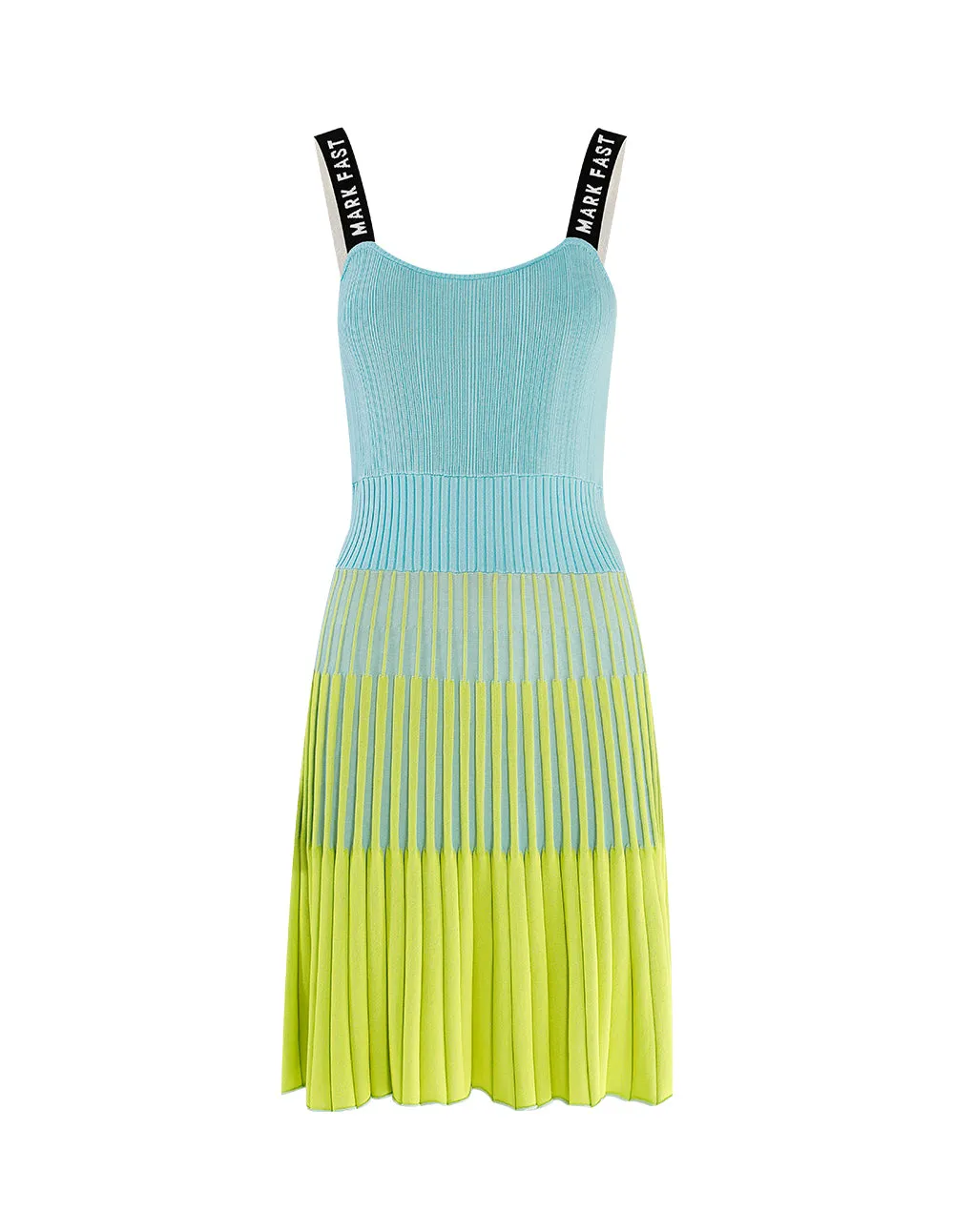 MARK FAST Gradient Sleeveless Knitted A-line Dress