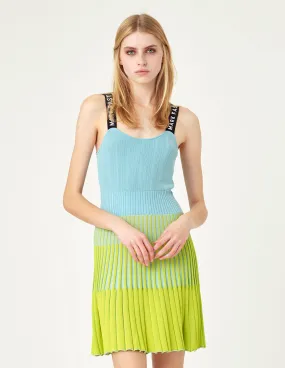 MARK FAST Gradient Sleeveless Knitted A-line Dress