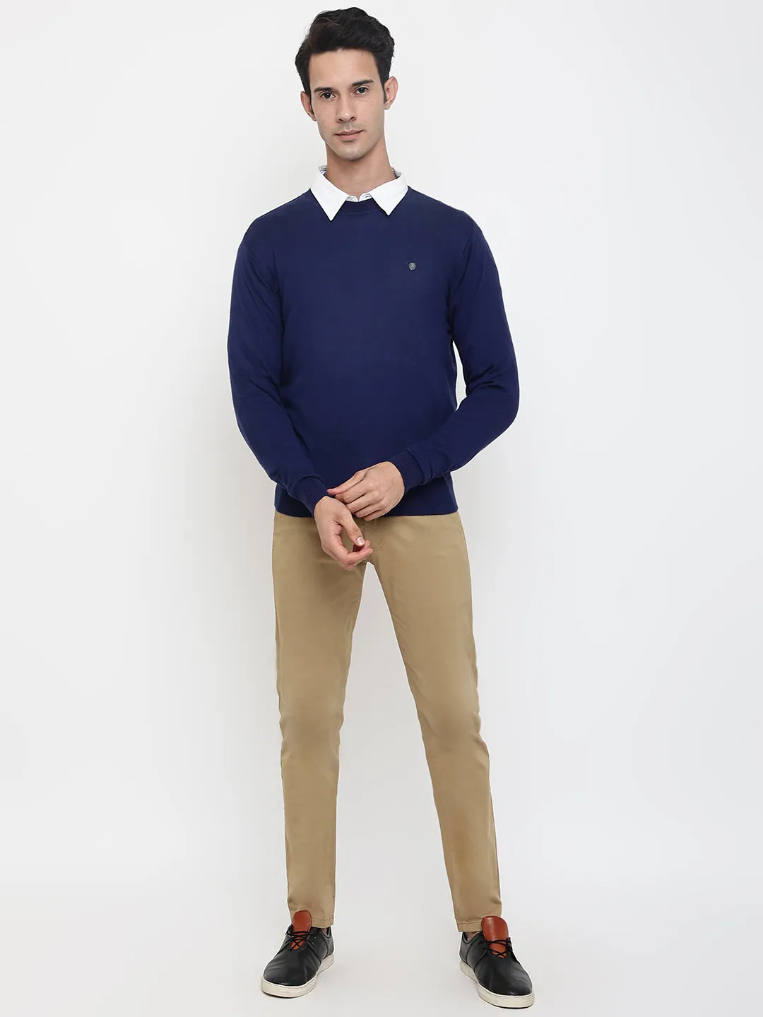 Men Blue Sweater