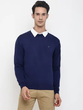 Men Blue Sweater