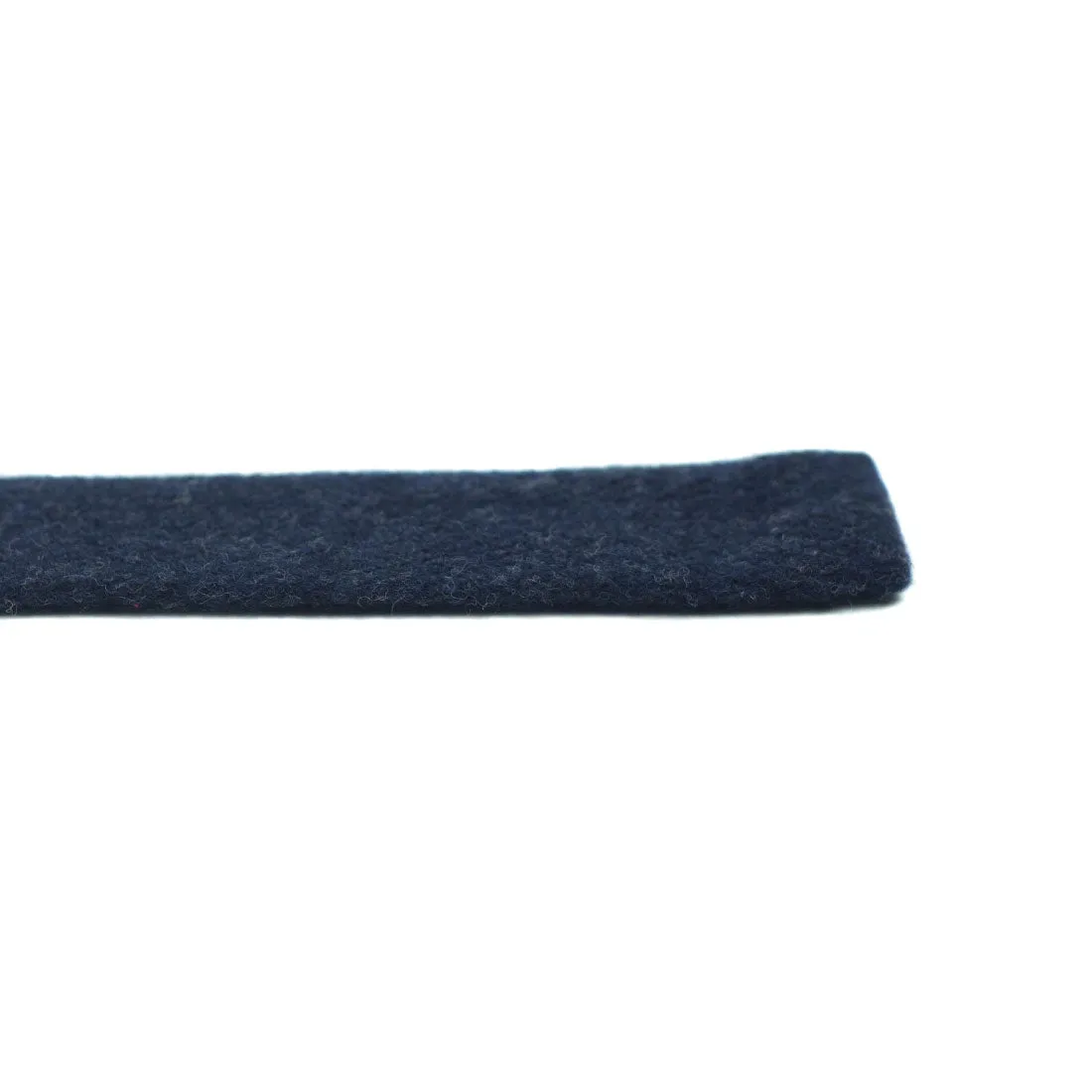 Navy melange wool & cashmere knit tie