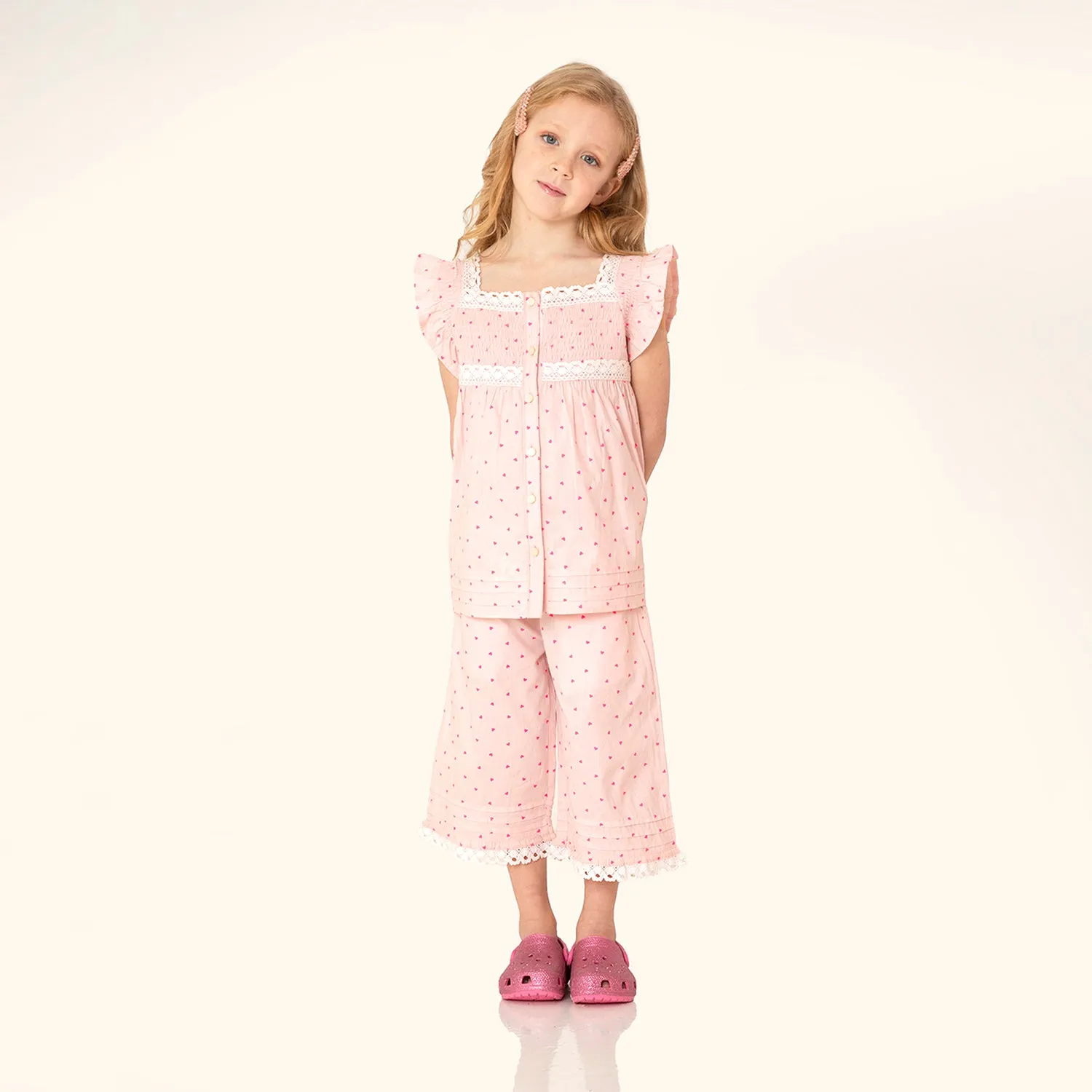 Polka Dot Cuffed Nightsuit