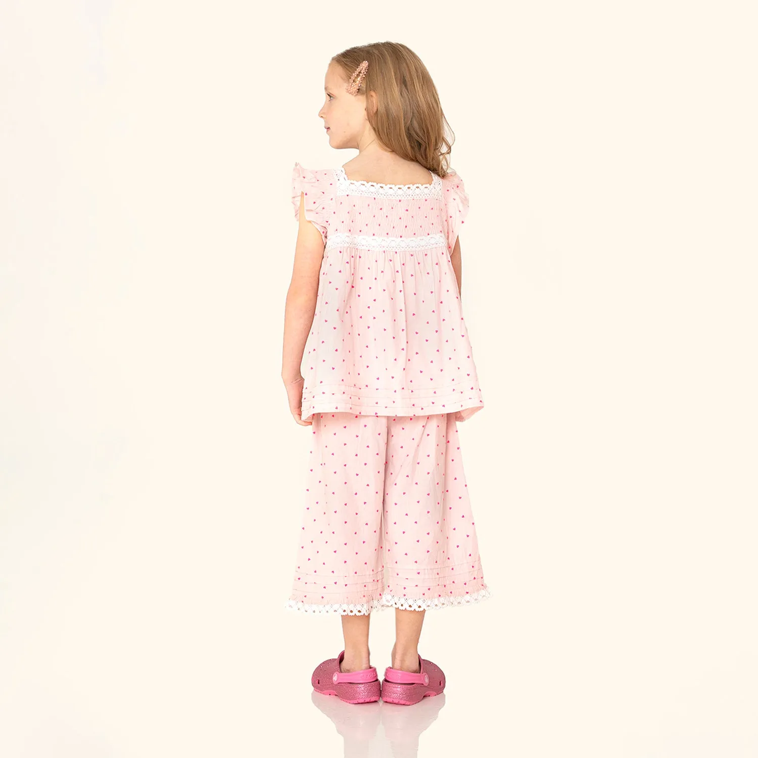 Polka Dot Cuffed Nightsuit