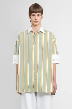 RAF SIMONS MAN GREEN SHIRTS