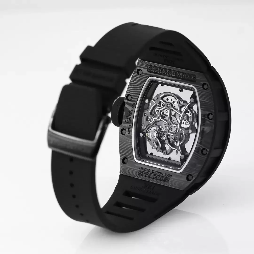 RICHARD MILLE RM055 Redesigned original 1:1 Best Edition BBR Factory 2024 Black