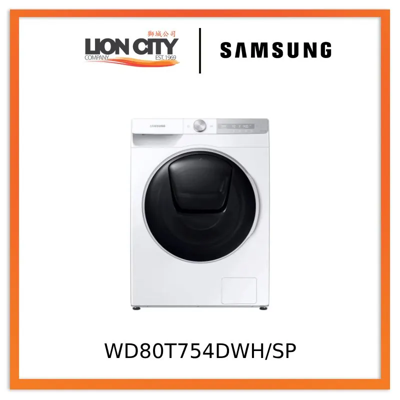 Samsung WD80T754DWH/SP, Washer Dryer, 8/6KG, 4 Ticks, with QuickDrive