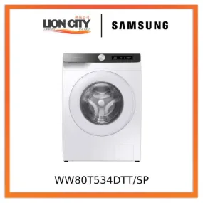 Samsung WW80T534DTT/SP EcoBubble 8Kg Front Load Washer 4 Ticks