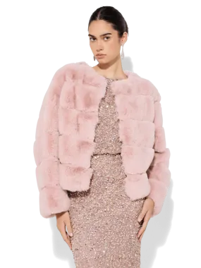 Teddi Pink Fur Coat