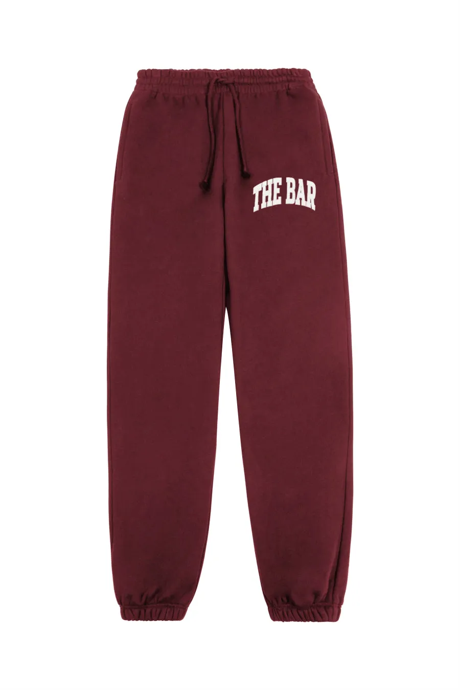 VARSITY SWEATPANTS MAROON