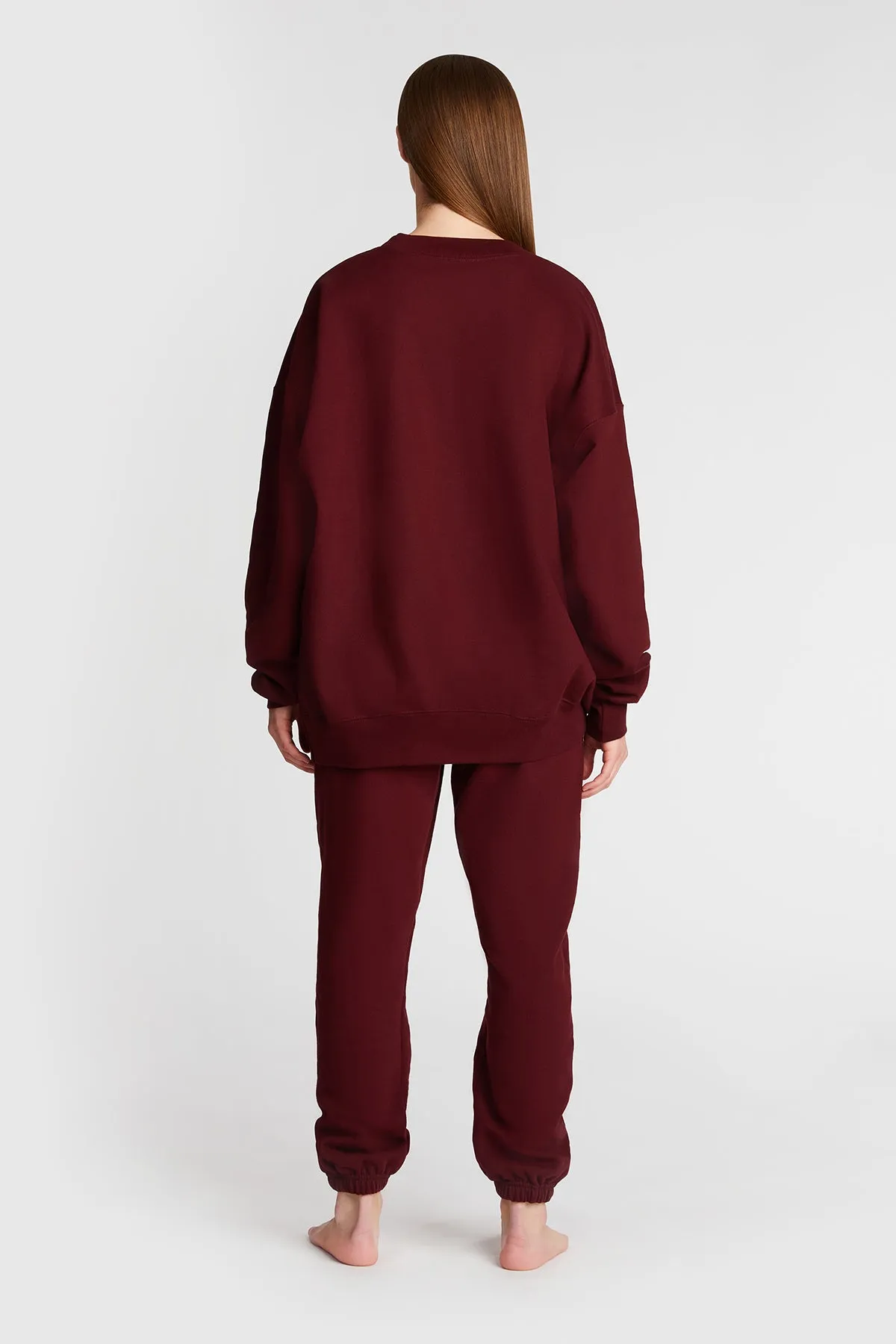 VARSITY SWEATPANTS MAROON